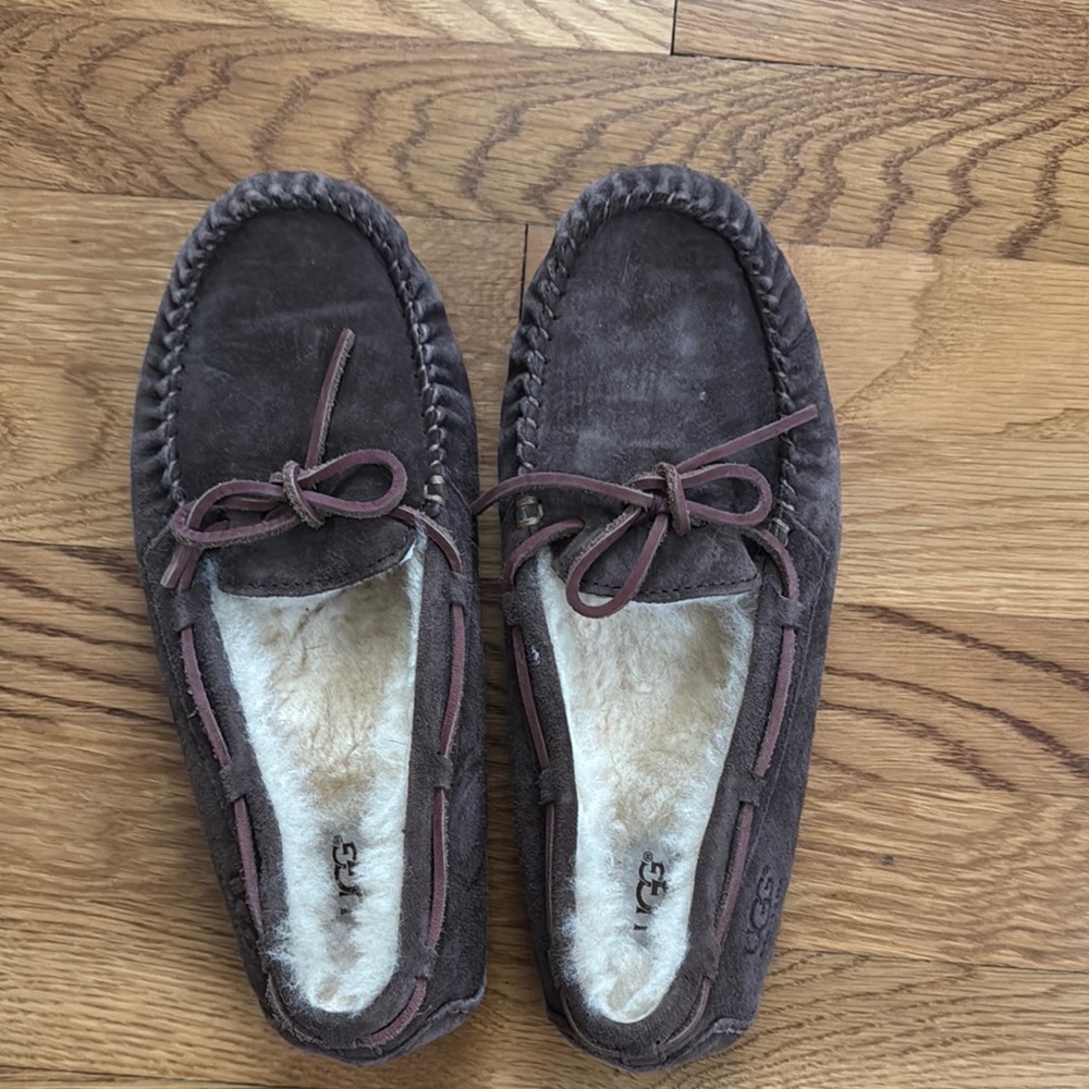 UGG Men's Brown Moccasin Slippers